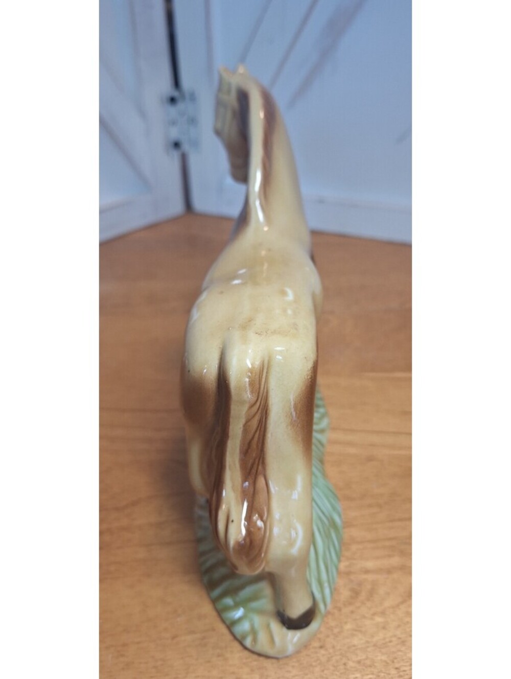 Vintage Ceramic Porcelain Horse Figurine 6.5"H X 6"L X 2.5"W - Picture 2 of 9